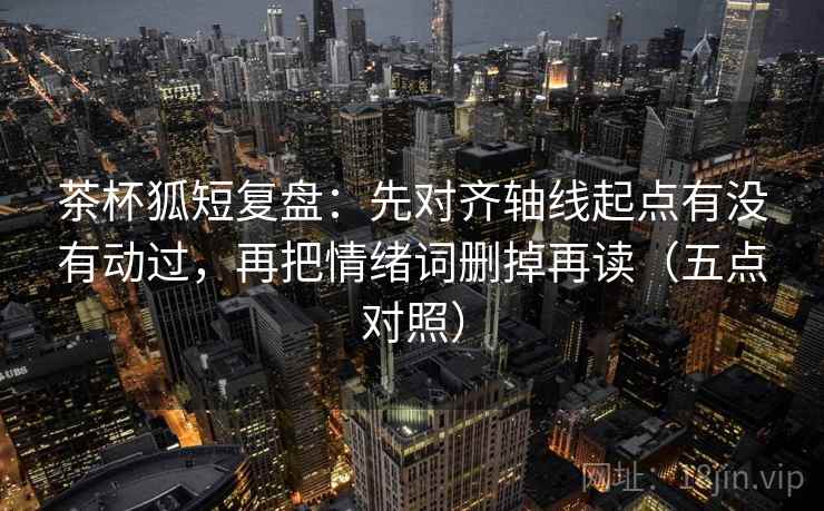茶杯狐短复盘：先对齐轴线起点有没有动过，再把情绪词删掉再读（五点对照）