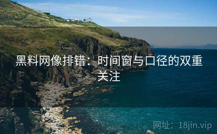 黑料网像排错：时间窗与口径的双重关注